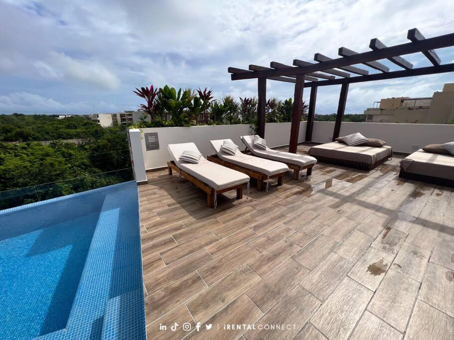 New P-2, Albercas, Balcon Privado, Roof Tulum